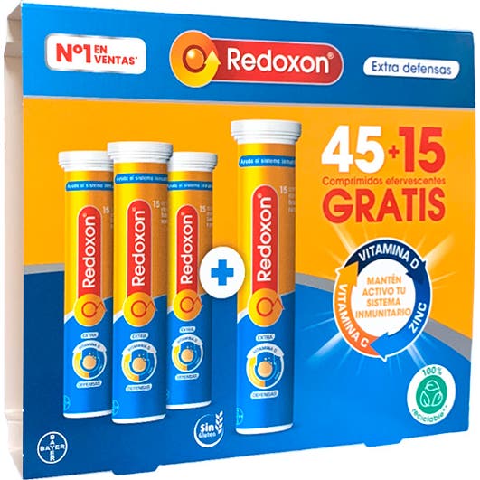 Redoxon Extra Defensas 45 + 15 comp