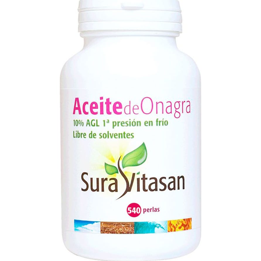 Sura Vitasan Aceite De Onagra 500mg 540 Perlas