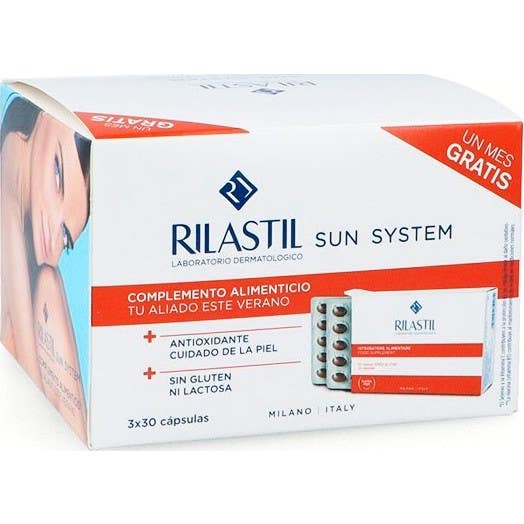 Rilastil Triplo Sun System Oral 3x30 caps