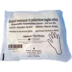 Guante Mon Pvc Tg Unica 100 uds