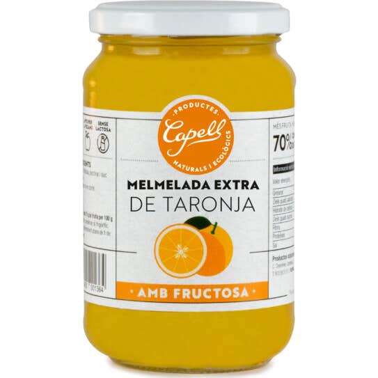Capell Mermelada Naranja Amb Fructosa Bio 400 g