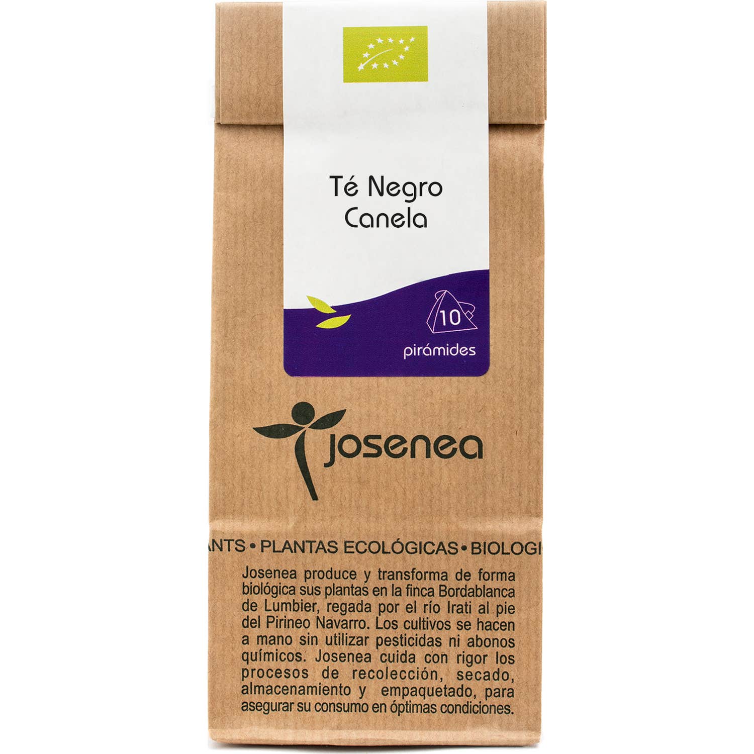 Josenea Té Negro Canela BIO 10 pirámides