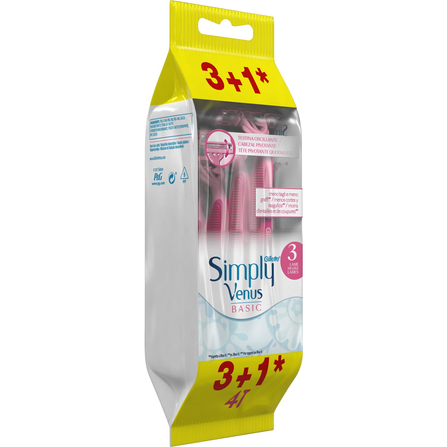 Gillette Simply Venus 4uds