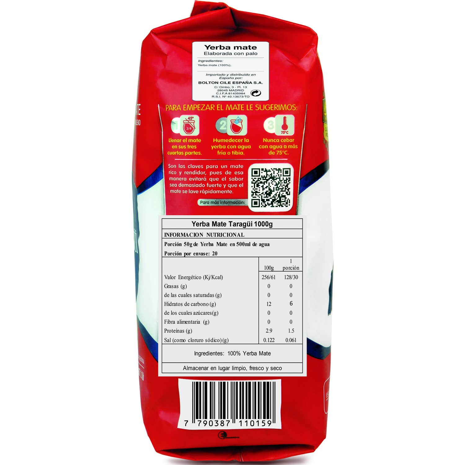 Taragüi Yerba Mate 1 Kg