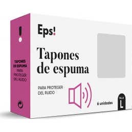 Deiters Eps! Tapones de Espuma T. L 6 uds