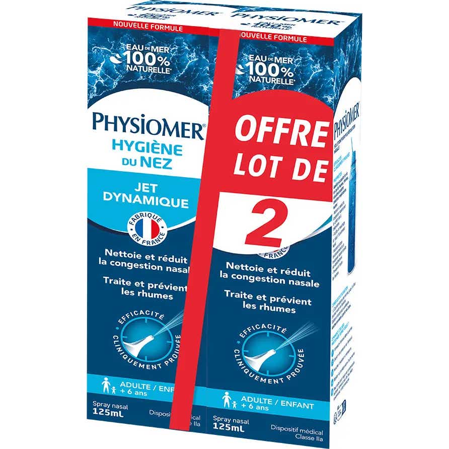Physiomer Nasal Swan Dynamic Jet 2x125 ml