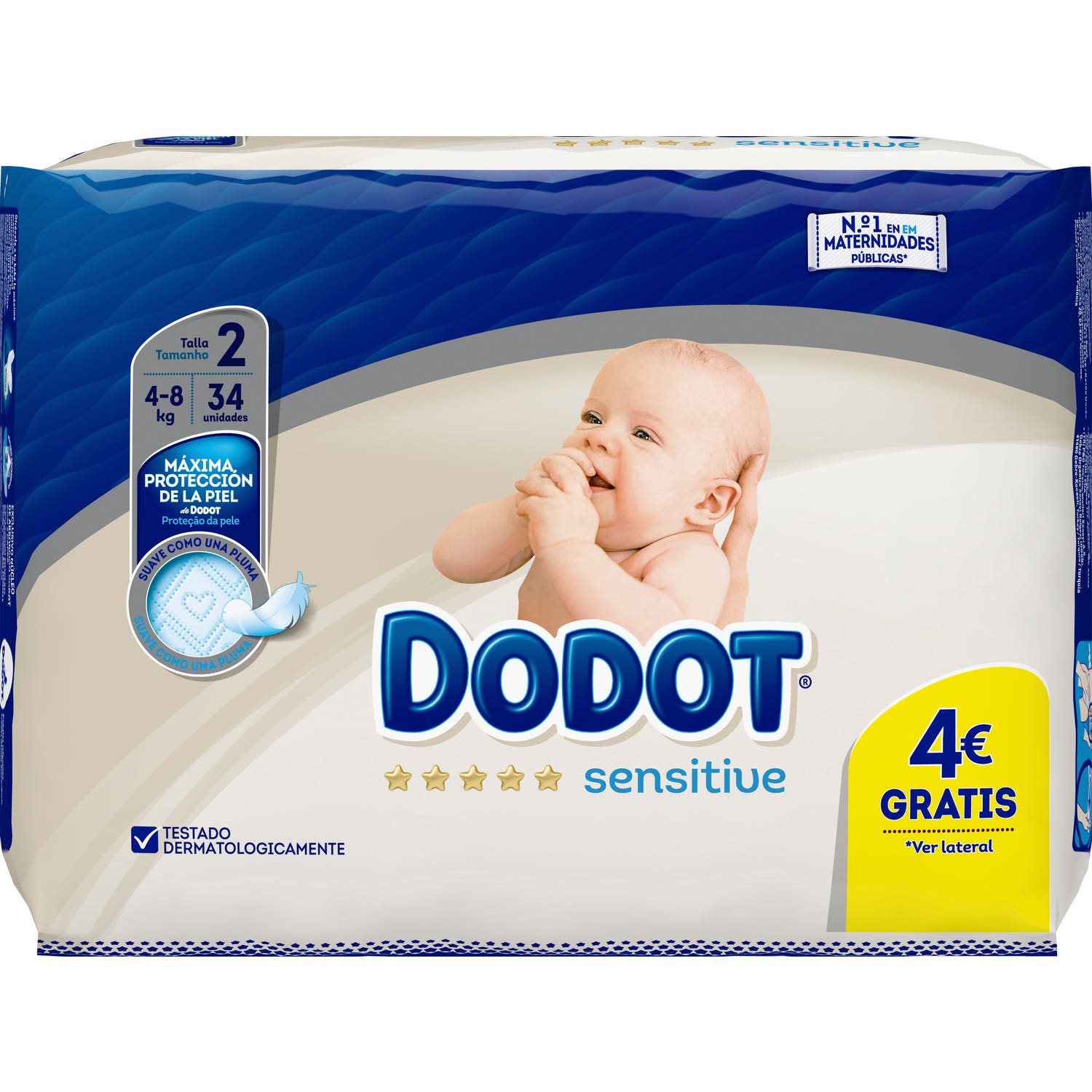 DODOT SENSITIVE R NAC T2 34 UD 3-6kg