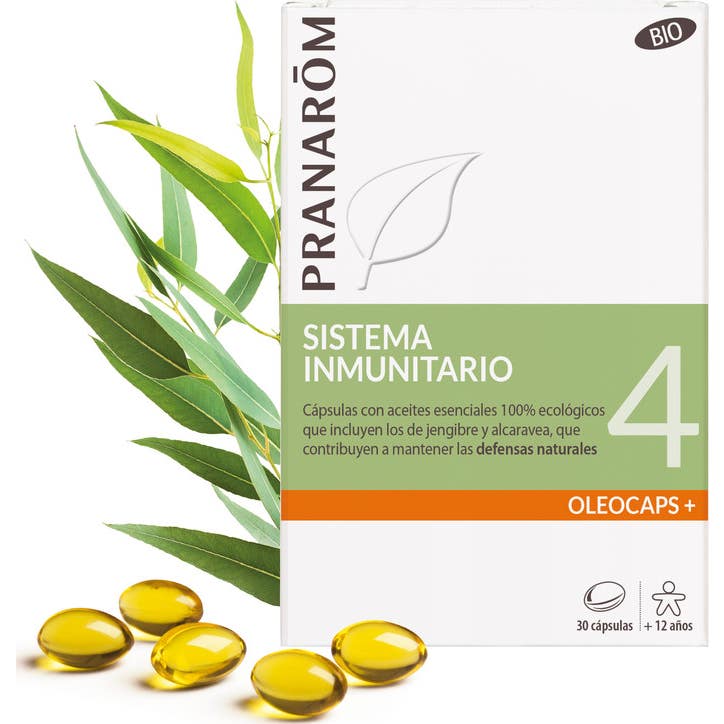 Pranarôm Oleocaps+ 4 Sistema Inmunitario BIO 30 caps