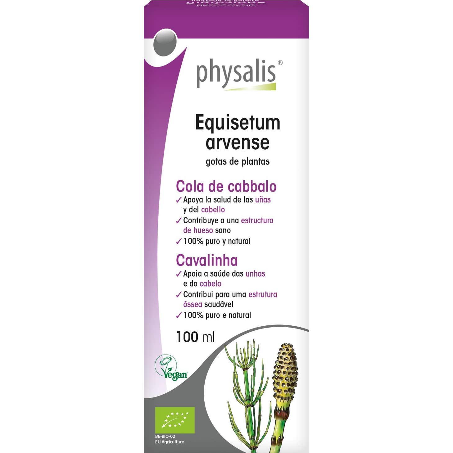 Physalis Gotas de Plantas Equisetum Arvense Bio 100ml