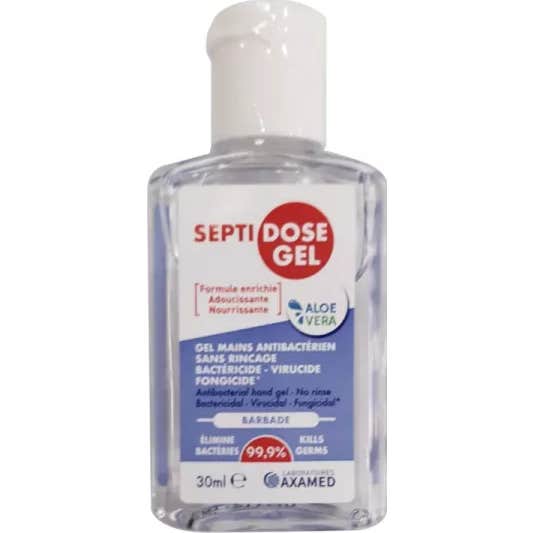Septidose Gel Hidroalcohólico Aloe Vera 30 ml
