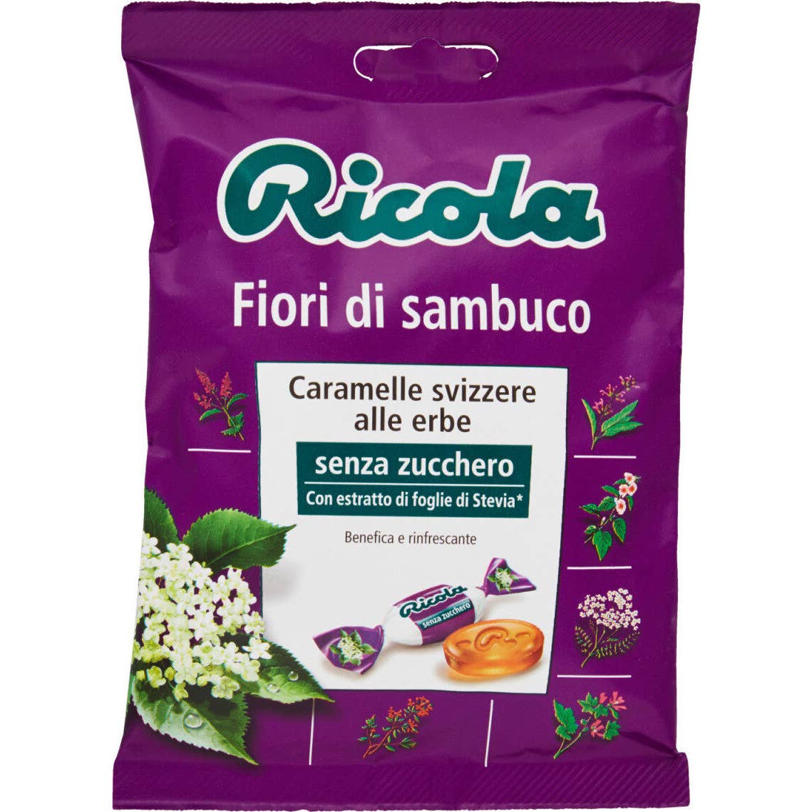Ricola Caramelo Flor de Sauco sin Azúcar Bio 70 g