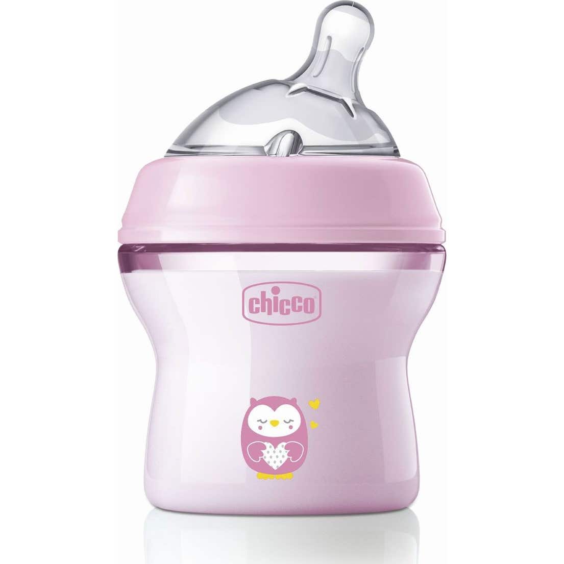 Chicco Biberón Natural Feeling 0M+ Rosa 150ml