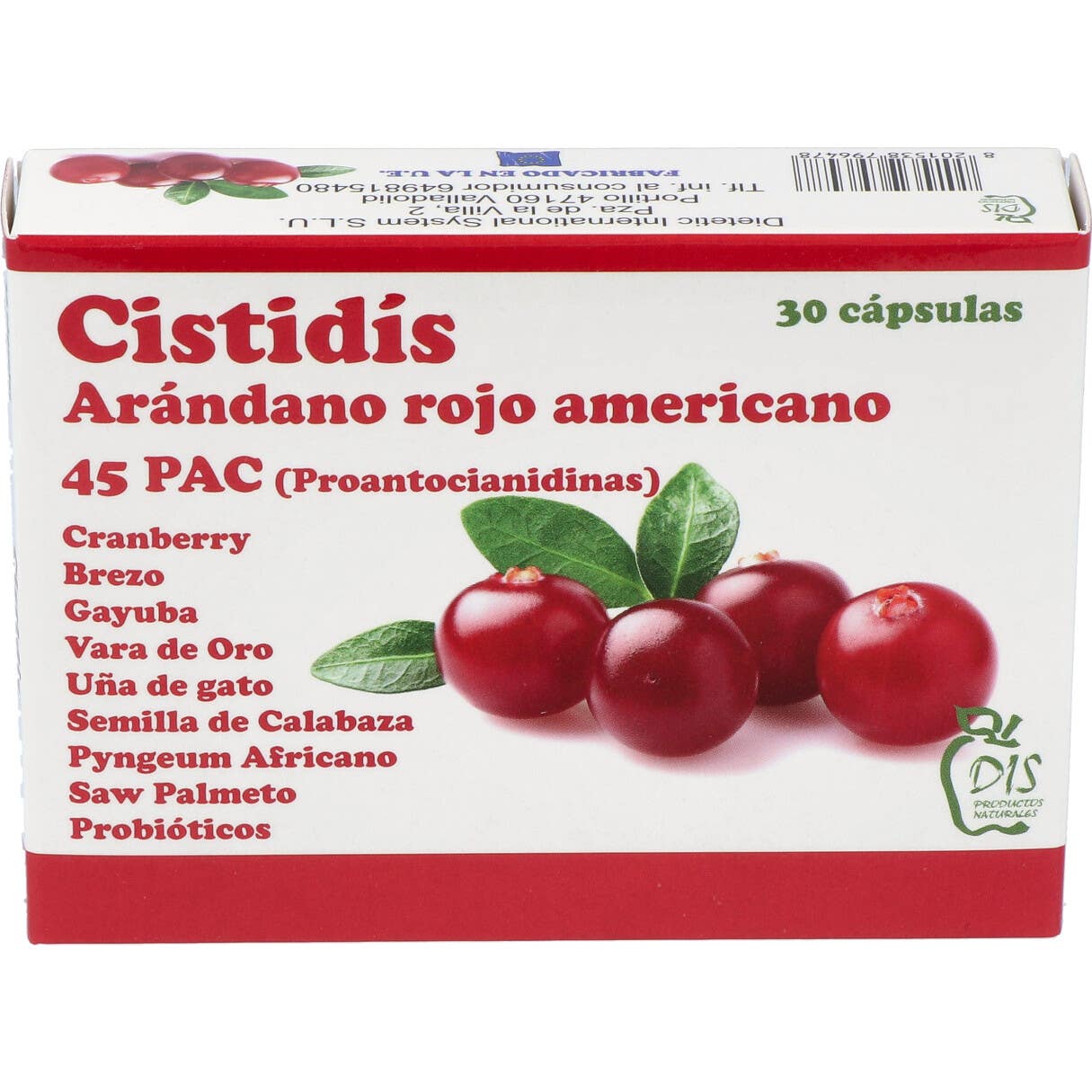 Dis Cistidis 30caps | Natural Doctor