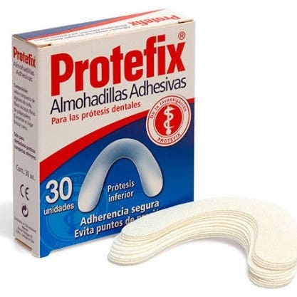 Protefix Almohadillas Adhesivas Encía Inferior 30uds