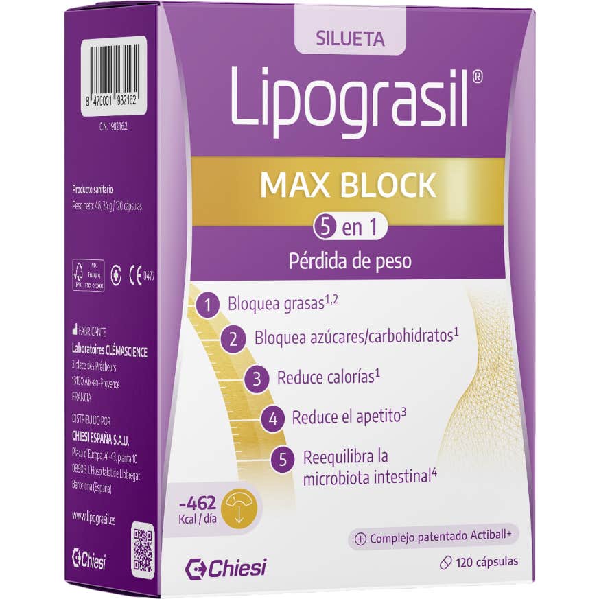 Lipograsil Maxblock 5 En 1 120caps