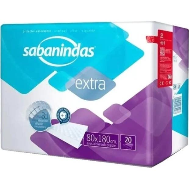 Sabanindas 80cmx180cm 20uds