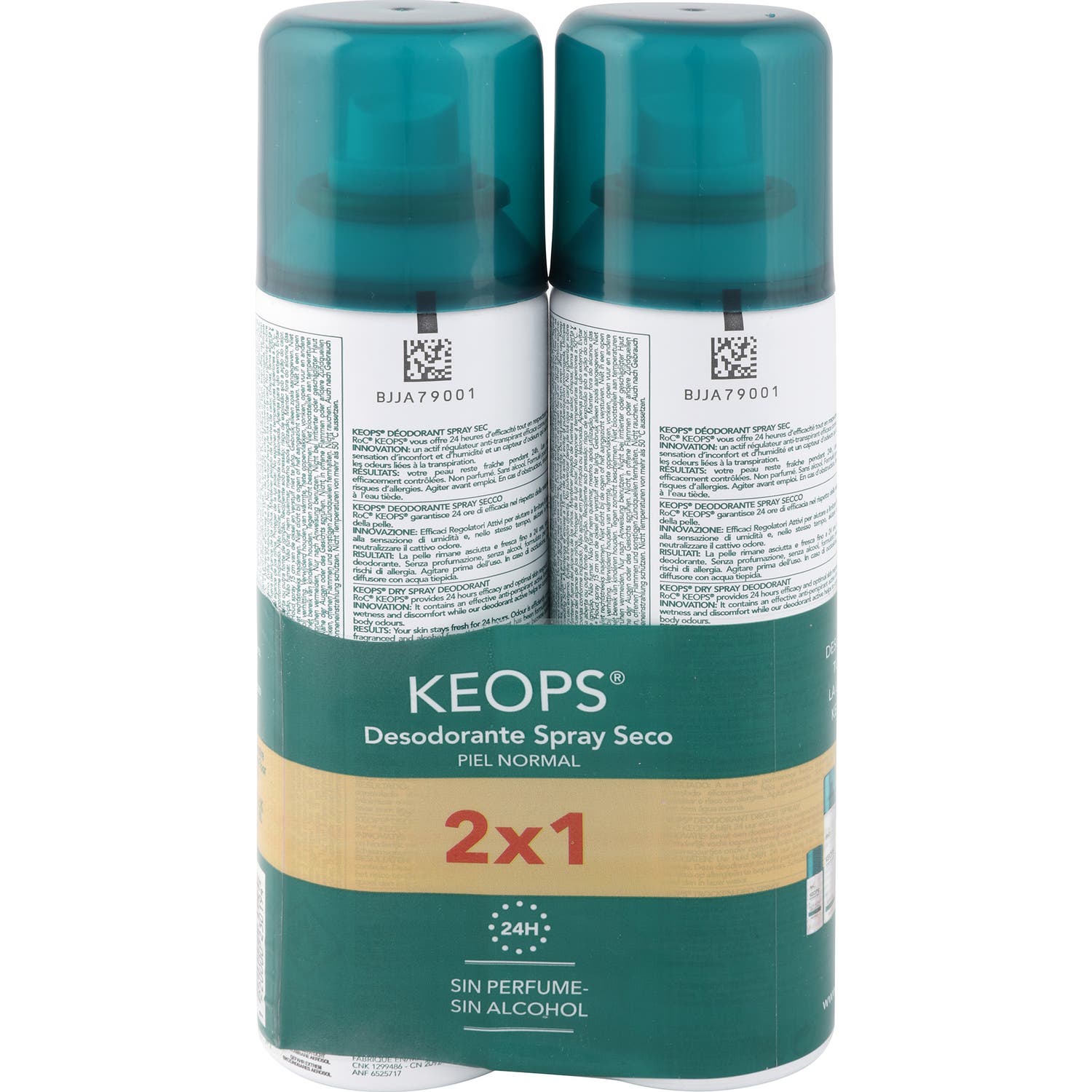 Roc Keops Dodorante Spray Seco 150ml lote de 2