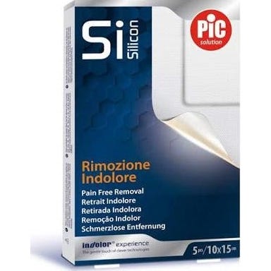 Pic Solution Aposito Adhesivo Silicona 10x15 5 uds