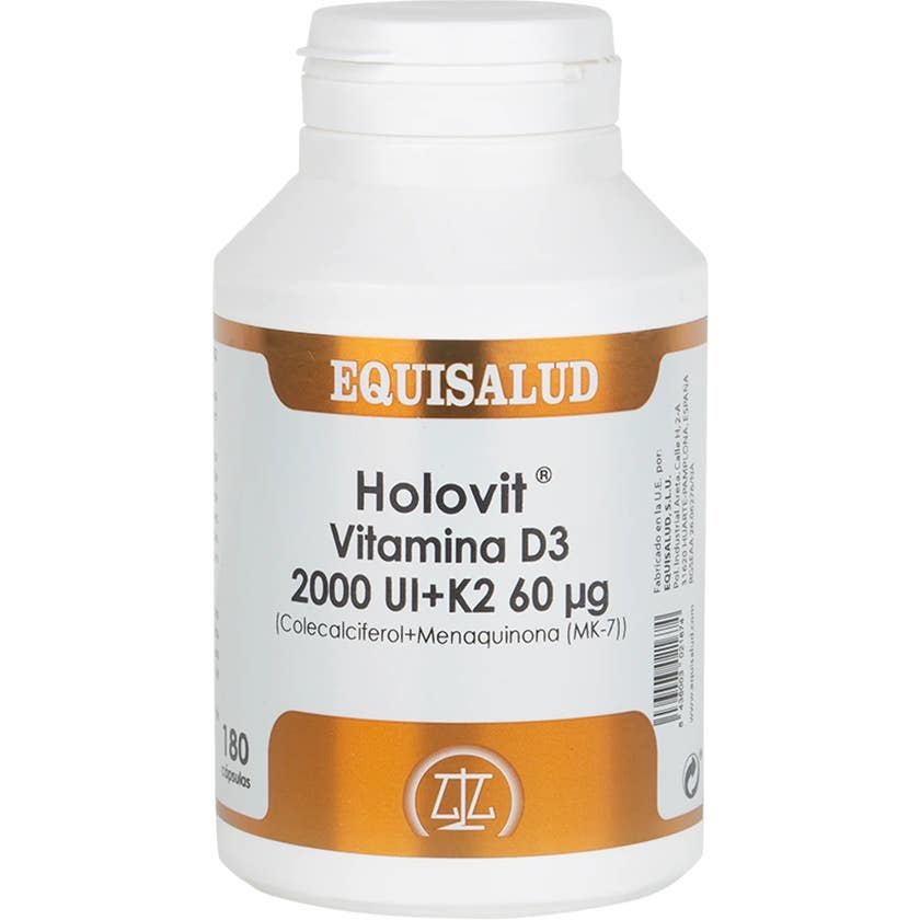 Holovit Vitamina D3 2.000UI + K2 60µg 180caps