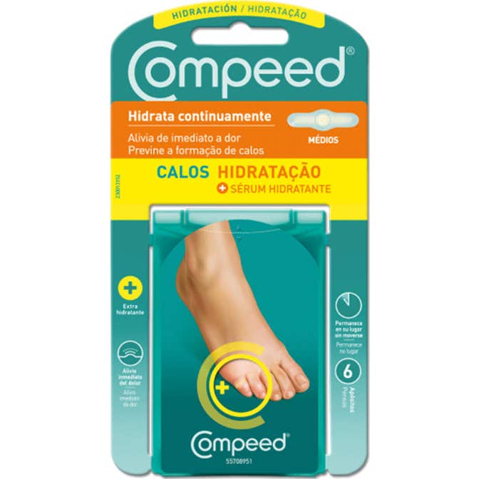 Compeed Callos Hidratación Continua 6uds