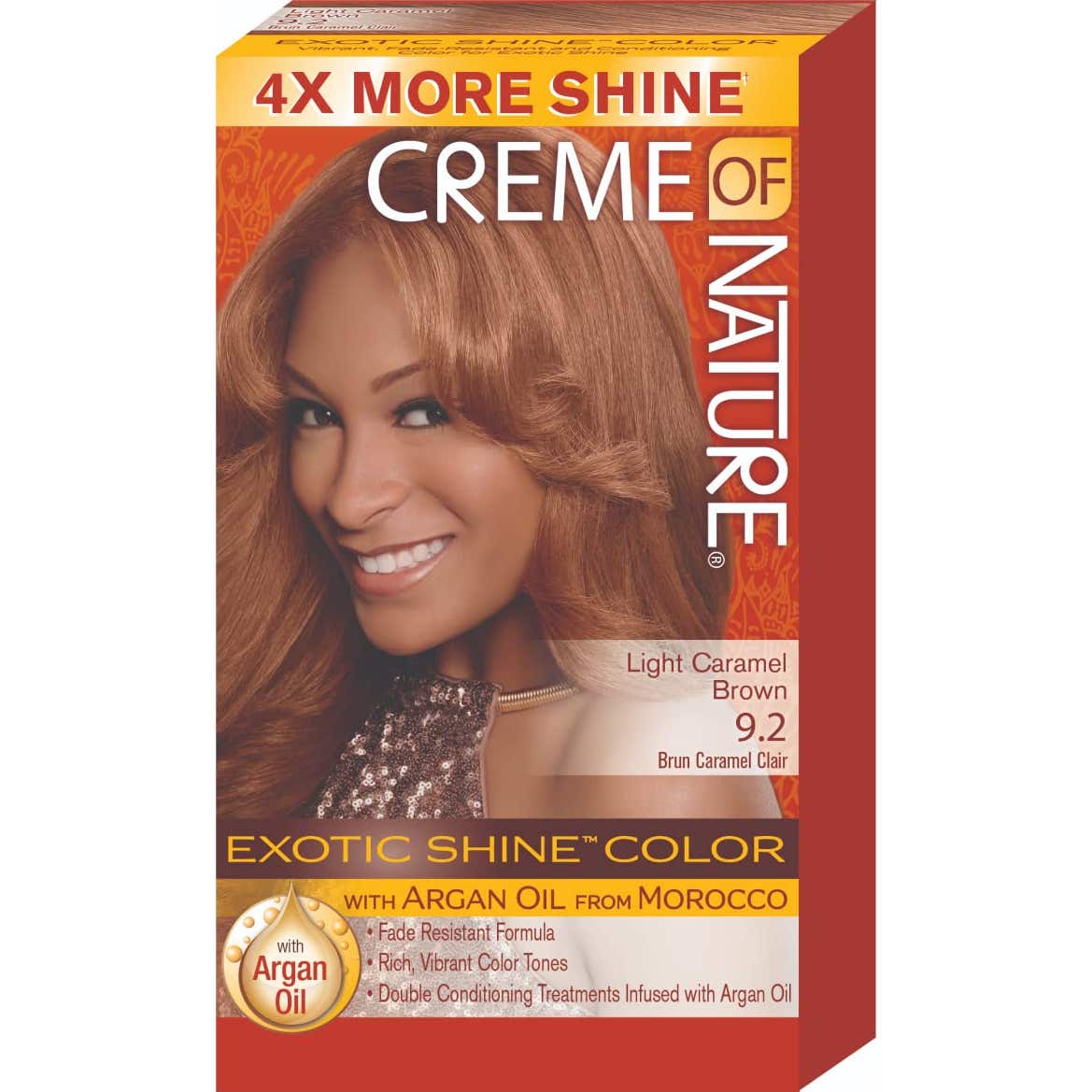 Creme Of Nature Tinte Cabello Nro 9,2 Light Caramel Brown 1ud