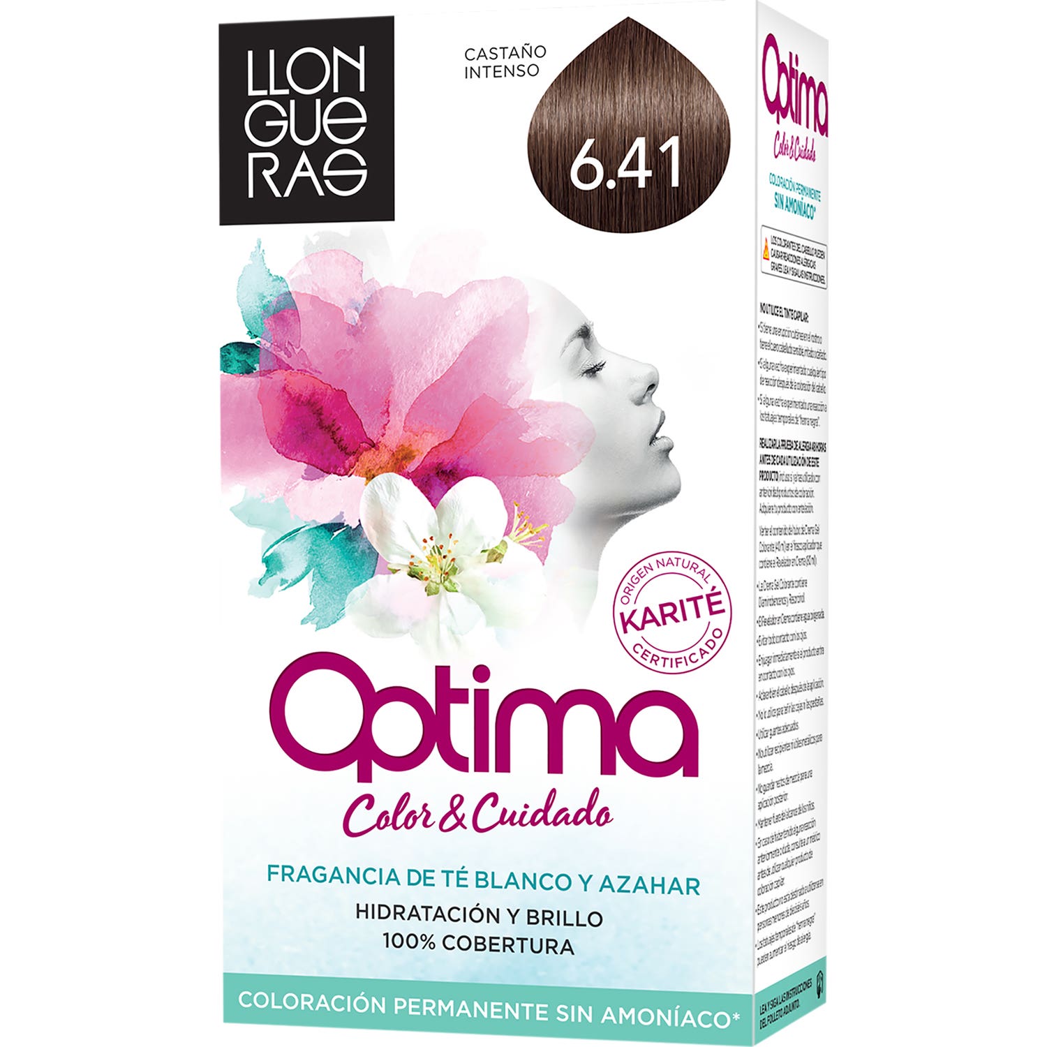 Llongueras Optima Tinte de Cabello N6.41 Bombón Chocolate 1ud