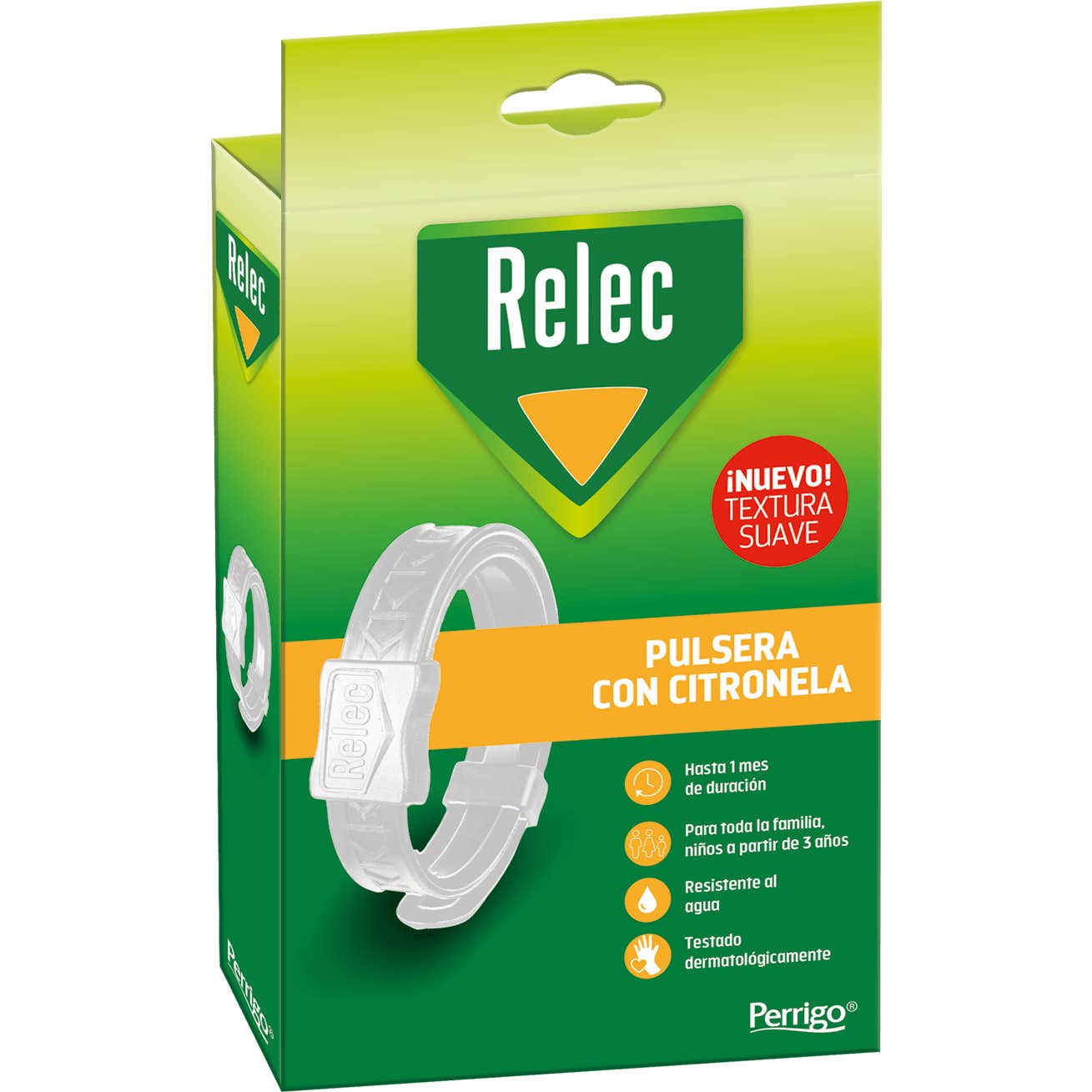 Relec Pulsera con Citronela Familiar Blanca