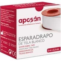 Aposán Esparadrapo Tela Color Blanco 5 X2,5 cm 1 ud