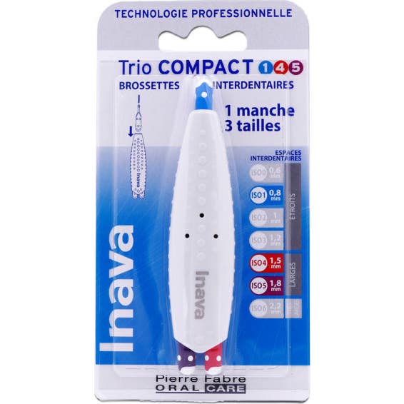 Inava Trio Compact Cepillos Interdentales 1/4/5