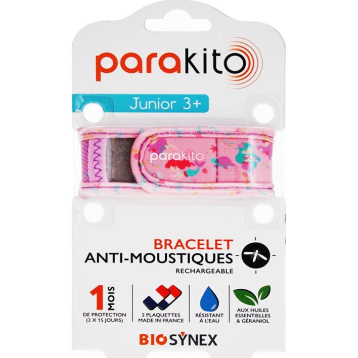 'Para''Kito Kids Bracelet Anti Moustiques Enfants Sirene 1ud'