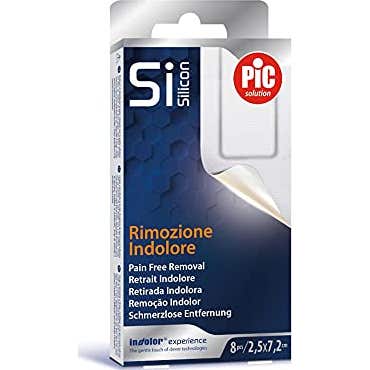 Pic Solution Aposito Adhesivo Silicona 2,5x7,2 8 uds