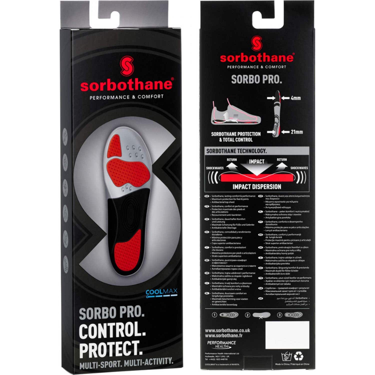 Sorbothane Plantillas Sorbo Pro Talla 43 1par