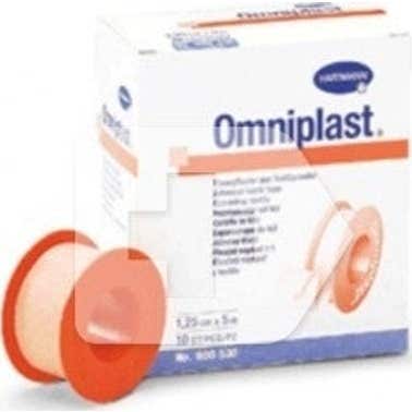 Omniplast® esparadrapo rosa tela hipoalérgico 5MX1 25 cm 1 ud