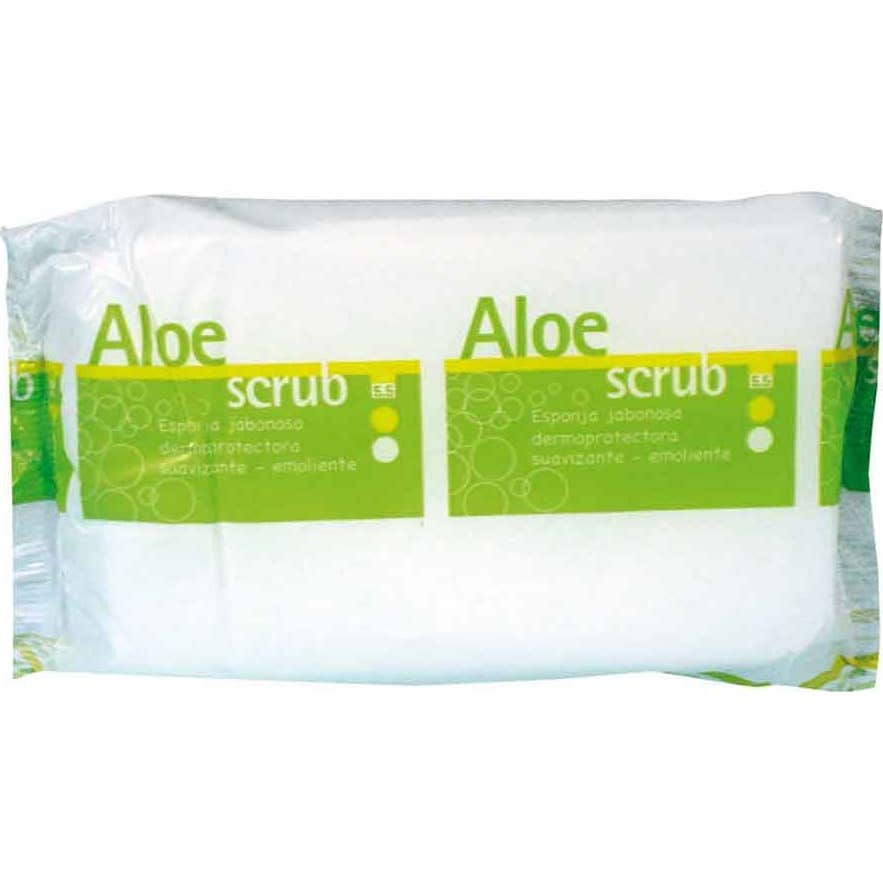 Natur Esponja Jabonosa Aloe Scrub 10uds