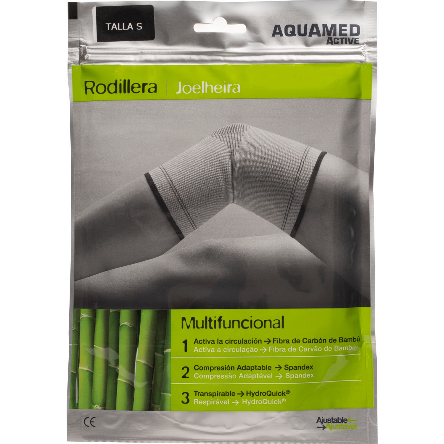 Aquamed Carbón Active Rodillera T-S 1Ud