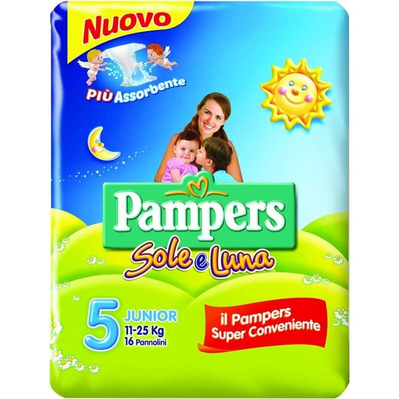 Pampers Sole e Luna Pañales Talla 6 XL 14uds