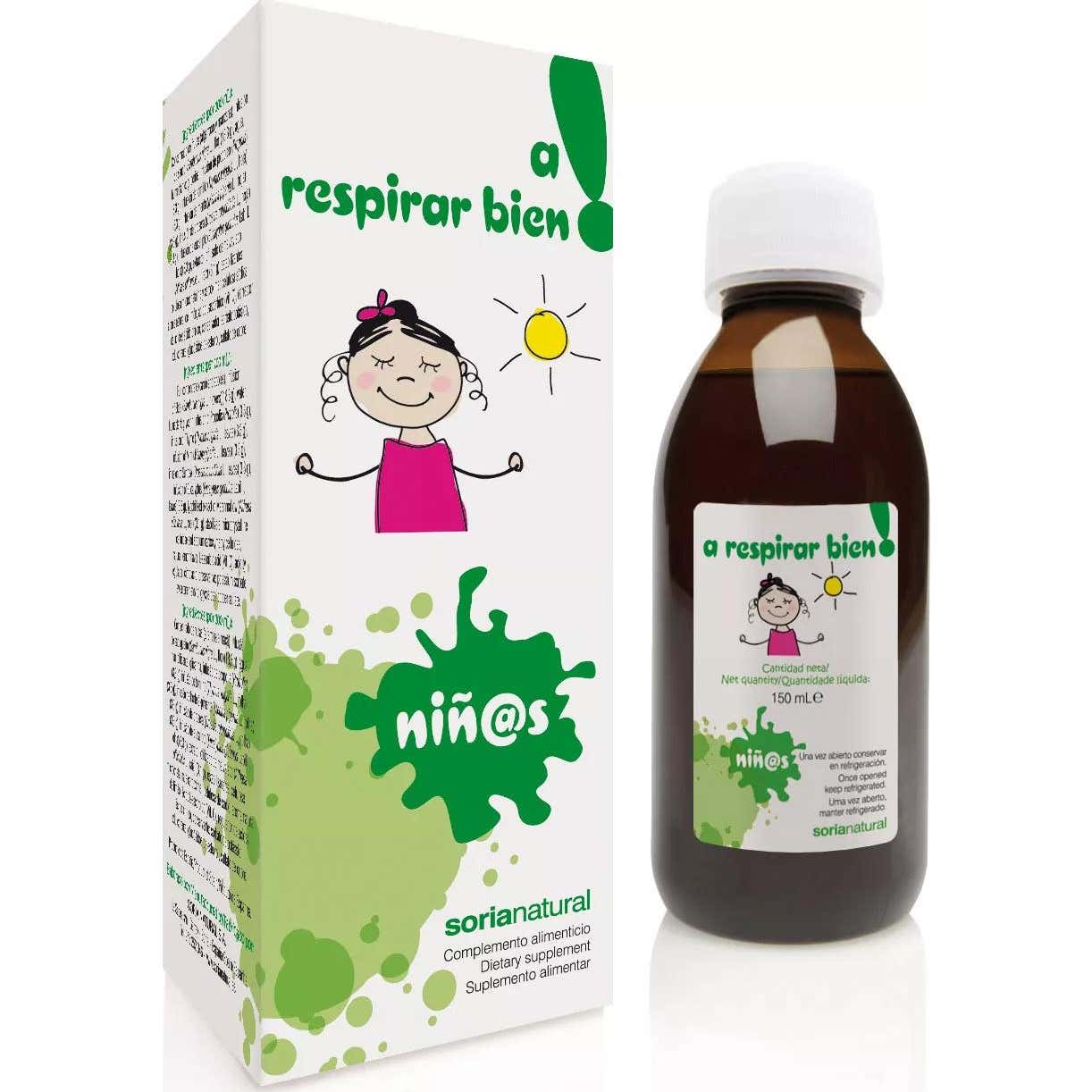 Xarope Infantil Soria Natural Para Respirar Bem 150 ml
