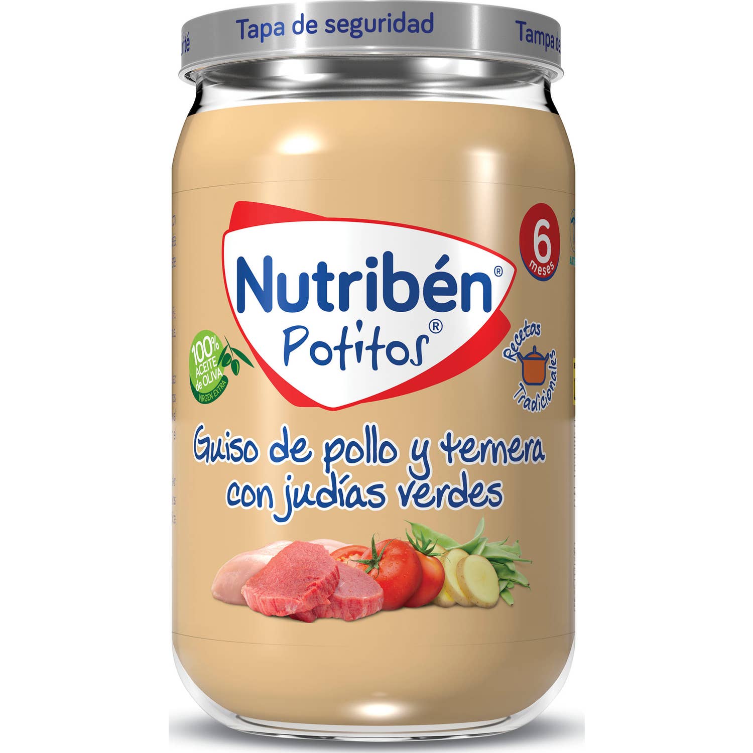 Nutriben Recetas Tradicionales Guiso de Pollo y Ternera 235g