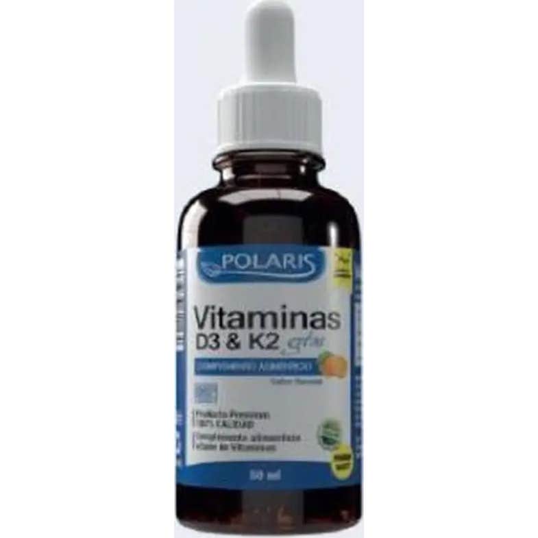 Polaris 3 X Vitamina D3 Y K2 Gotas 50 Ml - Imagen 2