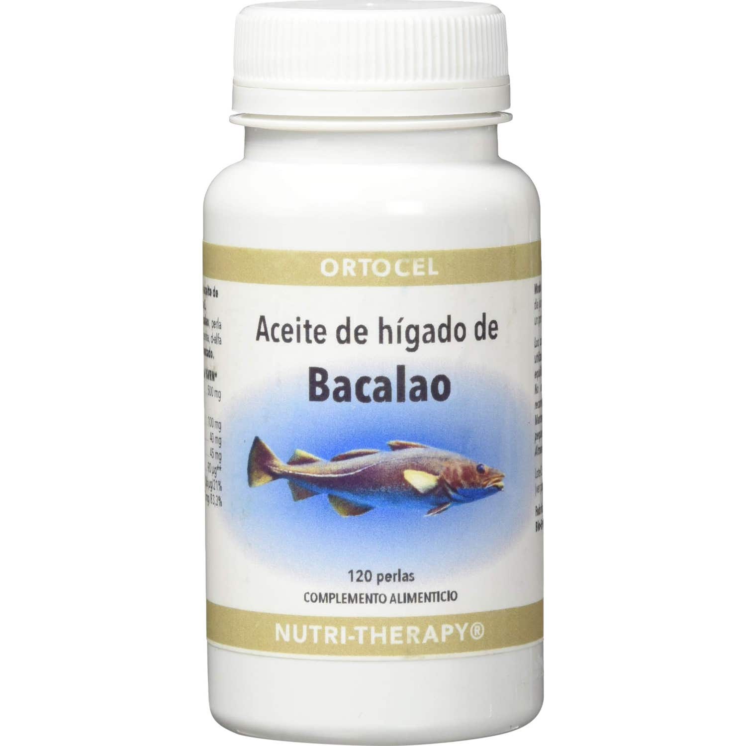 Ortocel Aceite Hígado de Bacalao 120 Perlas