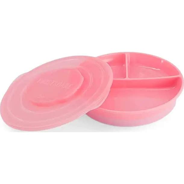 Twistshake Rosa Plato Dividido +6 Meses 1 Ud