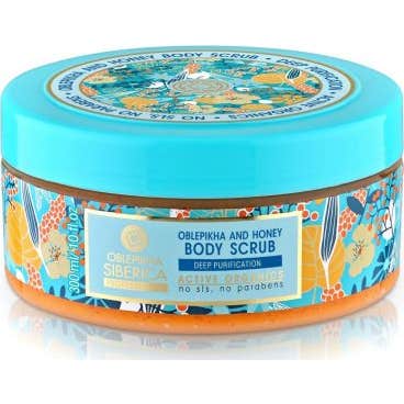 Natura Siberica Peeling corporal exfoliante oblepikha y miel 300 ml