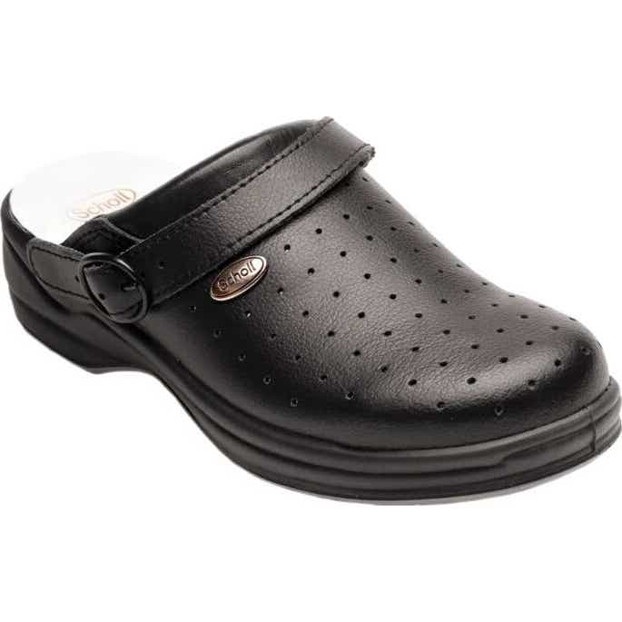 Scholl Zueco Unisex Bonus Liso Negro 45