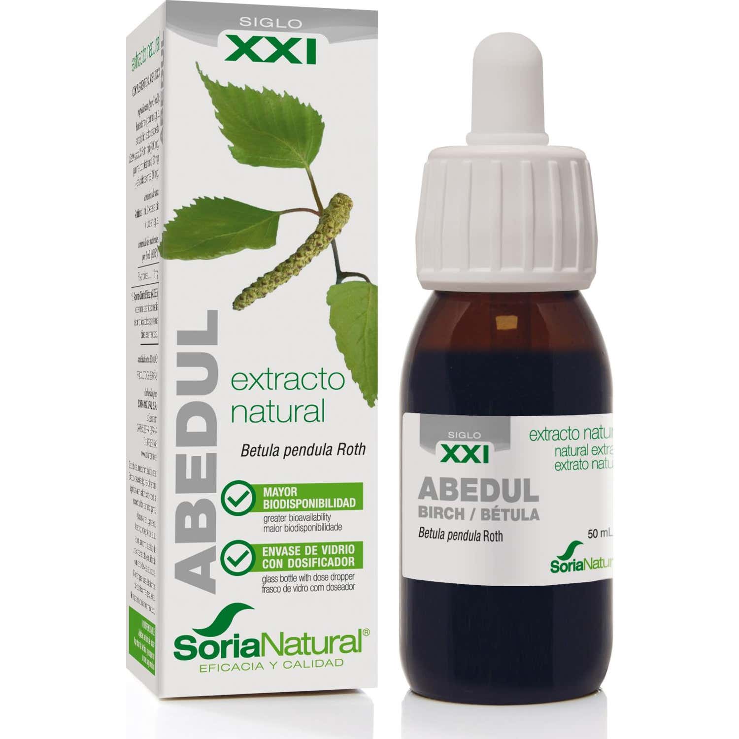 Extracto Abedul Xxi 50 Ml Soria Natural