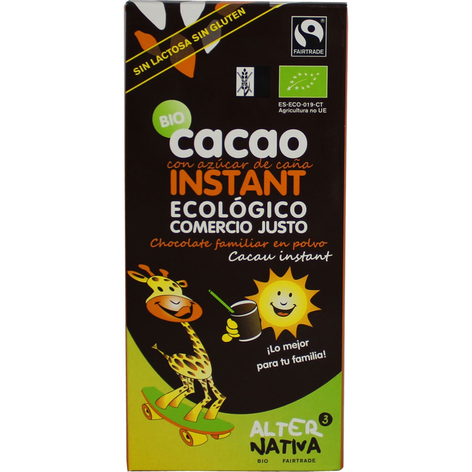 Alternativa3 Cacao Instantáneo Ecológico 250g