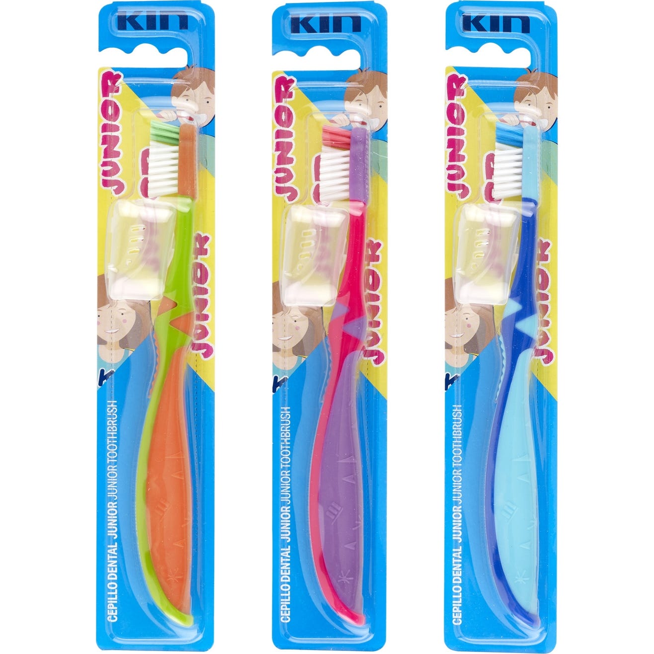 Fluor-Kin Junior cepillo dental infantil