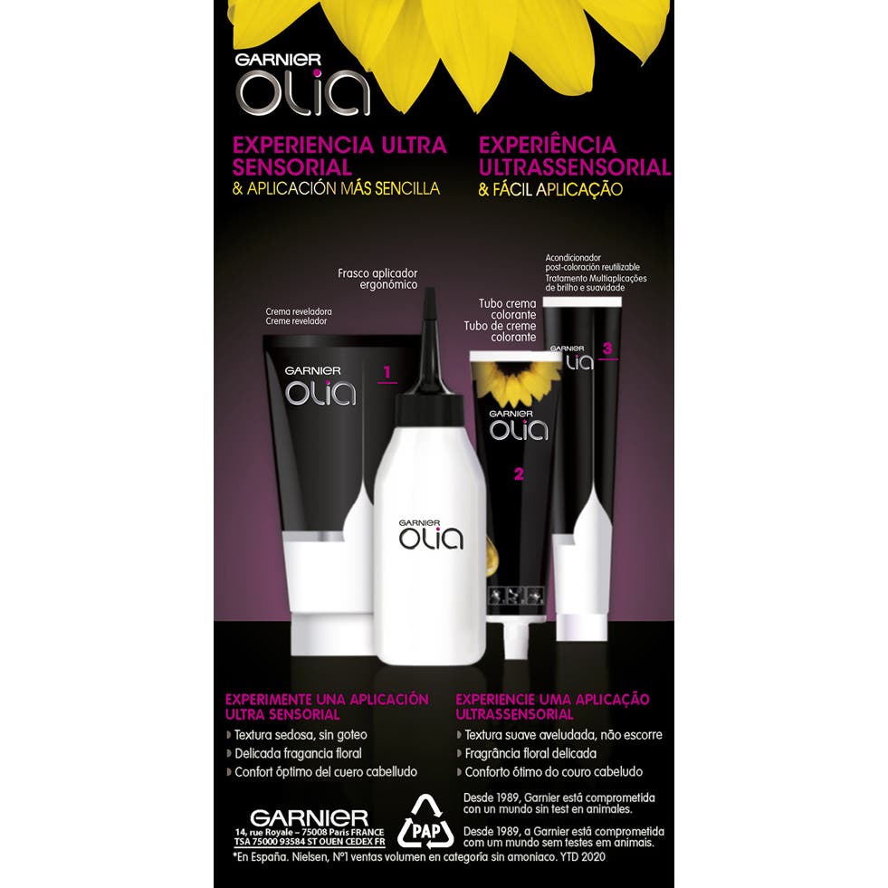 Garnier Olia Coloración Permanente N°6.0 Rubio Oscuro