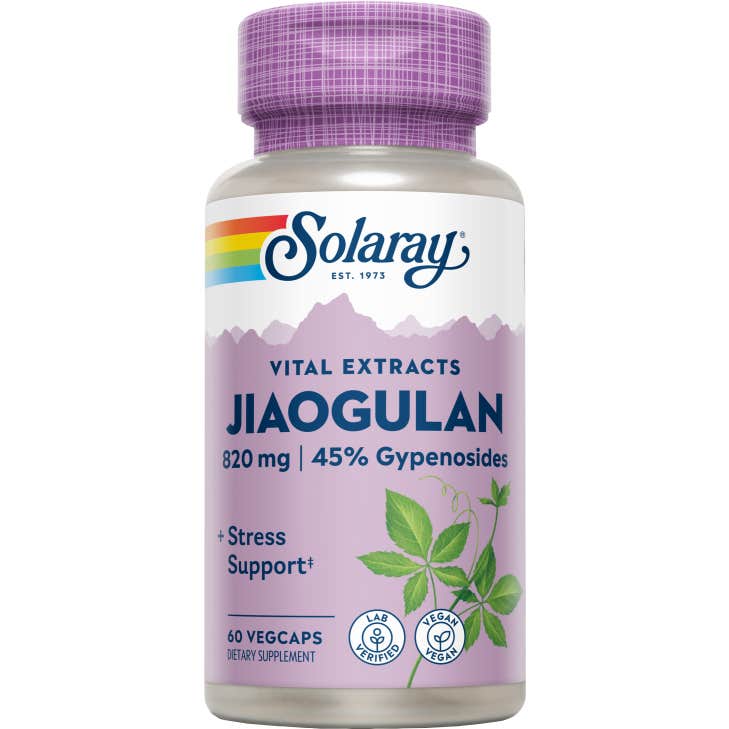 Solaray 5 X Jiaogulan 60 Vegcaps - Imagen 2