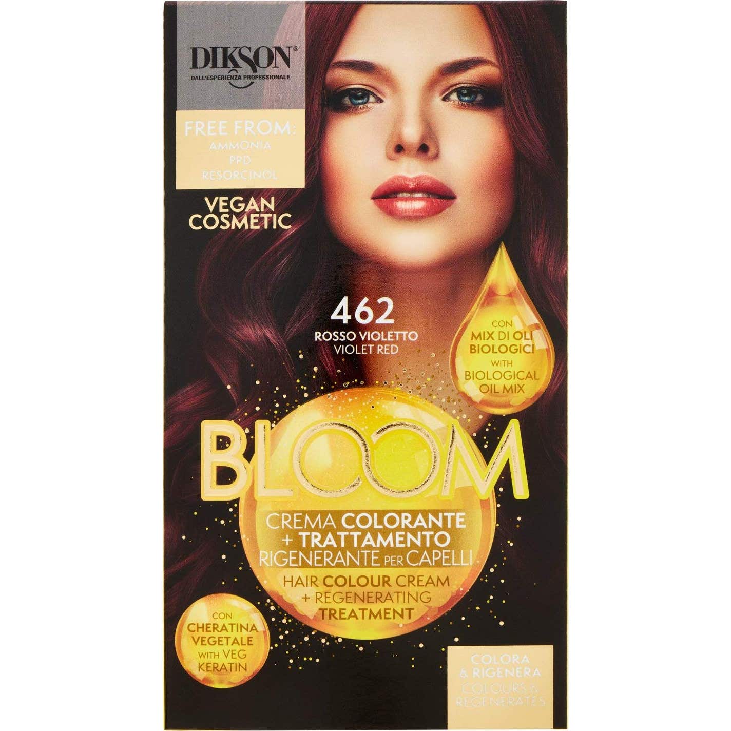 Dikson Bloom Crema Color 462 Rojo Violeta 60ml