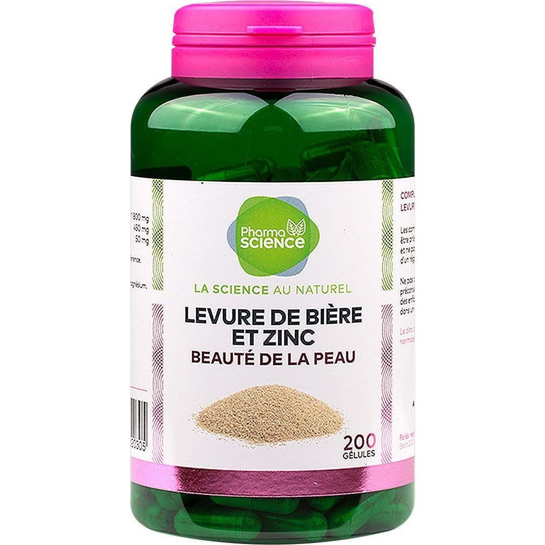 Pharmascience Levadura de cerveza y Zinc 200caps